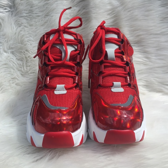 Women's chunky sole wedges shoe. Size 10 - Picture 4 of 6